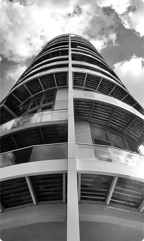 Industrial engineering tower structure — SK International project