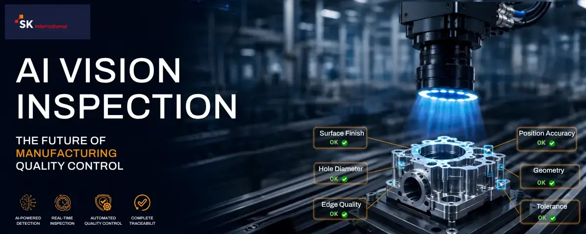 AI vision inspection system detecting manufacturing defects on an automated
production line for quality control and smart factory operations.